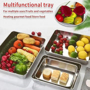 Stainless Steel Crisper Box Set