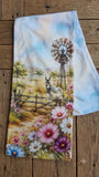 Donkey & Colourful Flowers Printed Scarf
