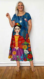 Lady & Floral Printed Dress