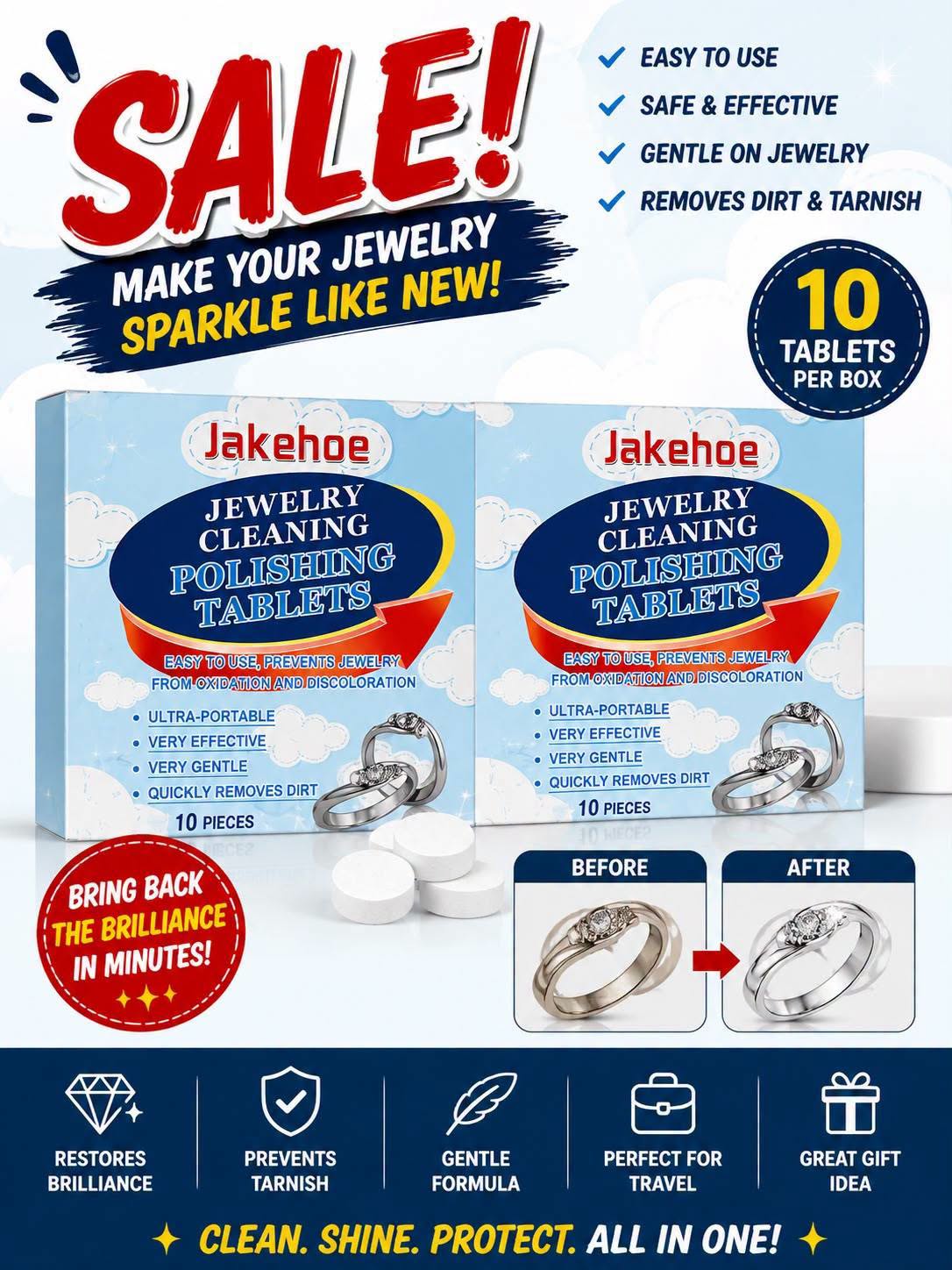 Jewellery Cleaning Tablets