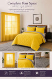 Reversible Comforter, Lace Curtain & Fluffy Rug Combo