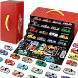 24-Piece Toy Cars Container