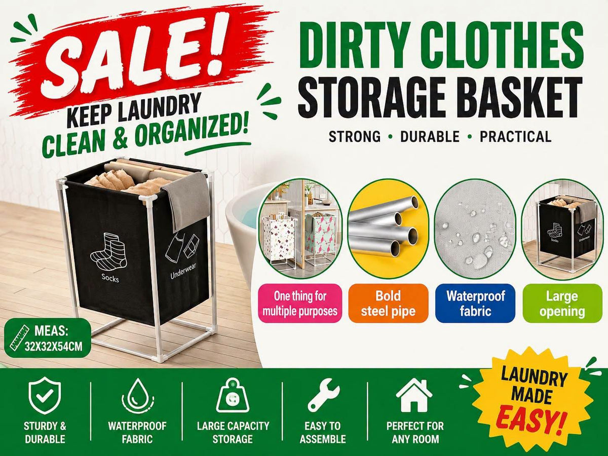 Dirty Clothes Laundry Basket