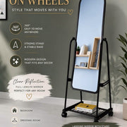 Mirror On Wheels