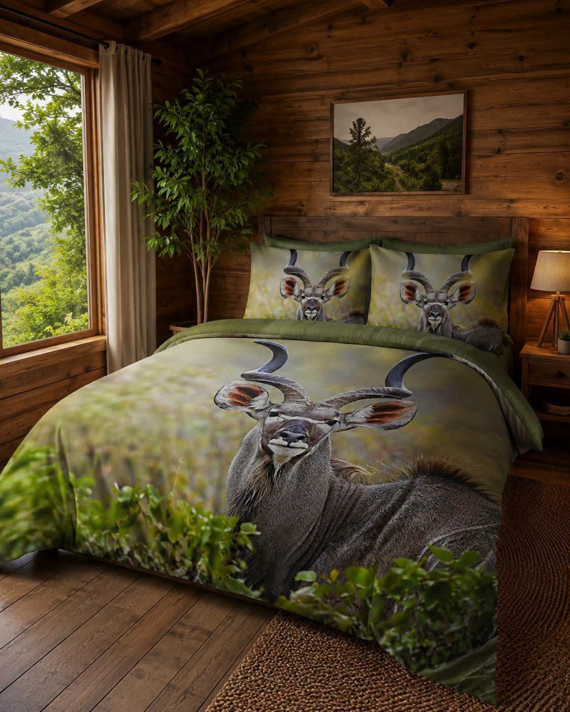 Kudu Green Bedding Set