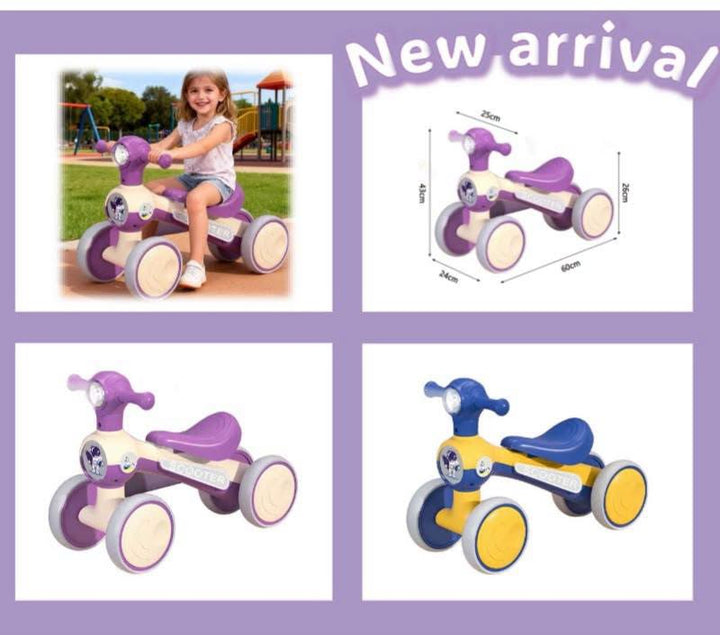 Kids Push Trike - Pedal-Free