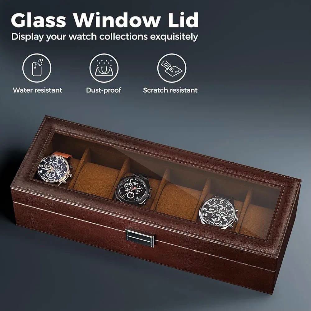 6-Slot Watch Storage Case