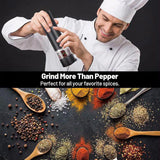 Electric Salt & Pepper Grinder Set