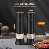 Electric Salt & Pepper Grinder Set