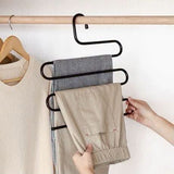 Space-Saving 5-Layer Pants Hanger