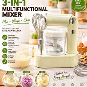 Wireless 3-in-1 Food Processor
