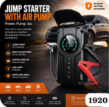 Car Jump Starter with Air Pump