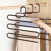 Space-Saving 5-Layer Pants Hanger