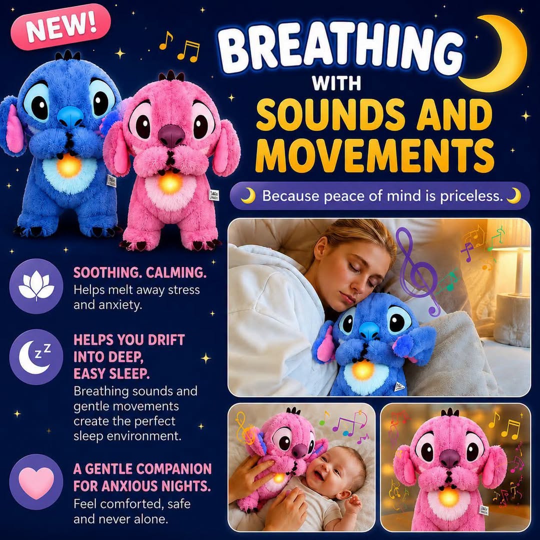 Breathing & Musical Plush Teddy
