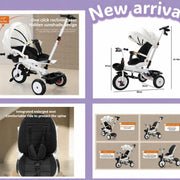 Luxury 4-in-1 Parent-Controlled Trike