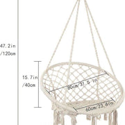 Cotton Macrame Hanging Chair