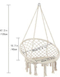 Cotton Macrame Hanging Chair