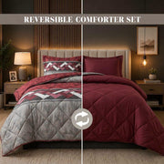 Reversible Comforter Set - 5 Piece