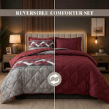 Reversible Comforter Set - 5 Piece