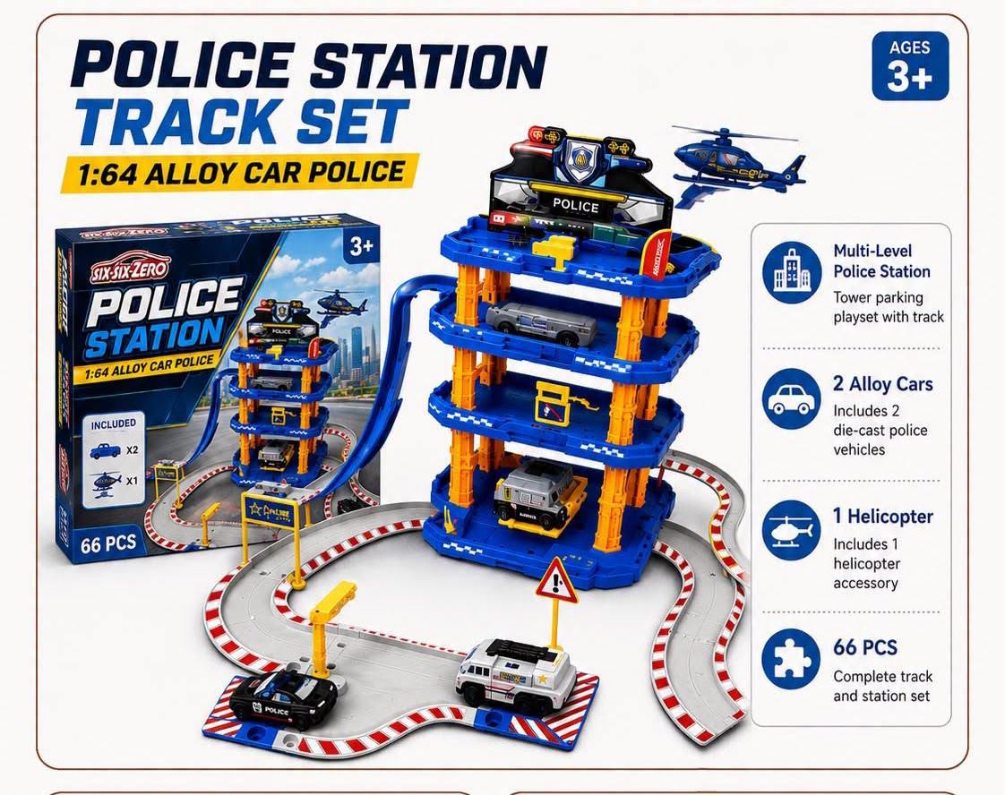 Police Station Building Set