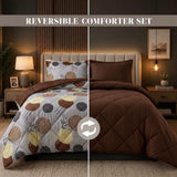Reversible Comforter Set - 5 Piece