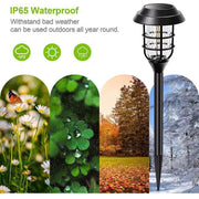 Solar Garden Lights - 6 Piece Set