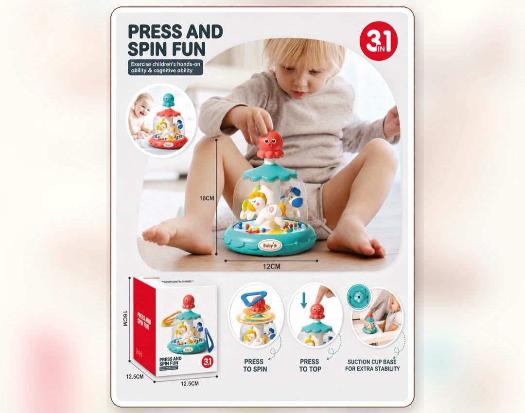 Press & Spin Fun Toy