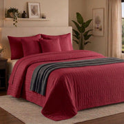 Quilted Bedspread Set - 5 Piece