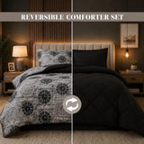 Reversible Comforter Set - 5 Piece