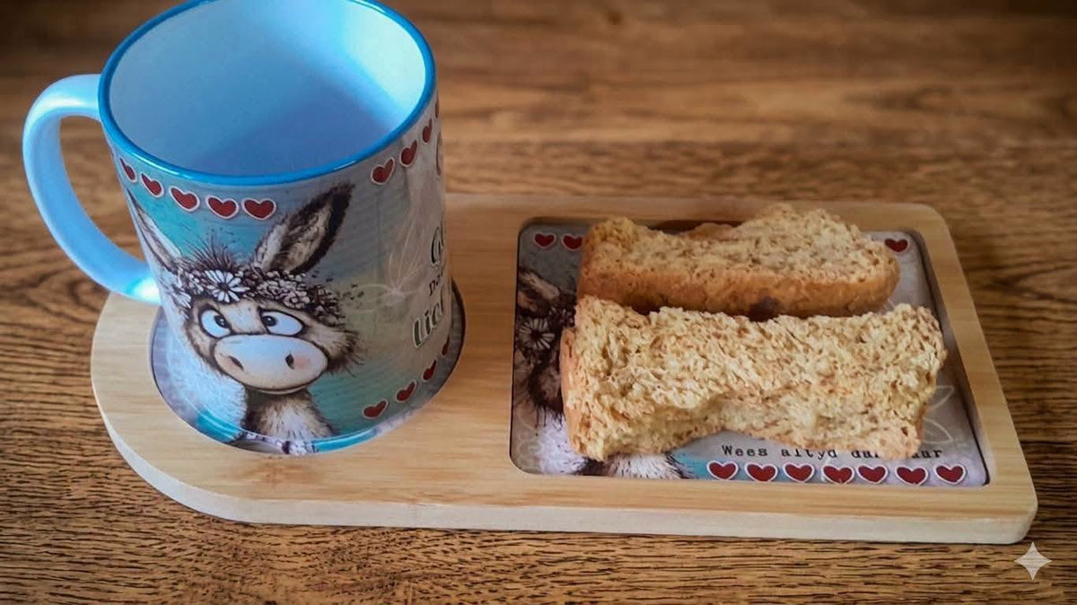 Personalised Coffee & Biscuits / Rusk Board