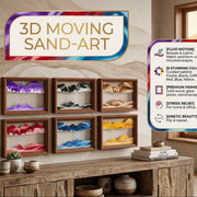 3D Dynamic Moving Sand Art