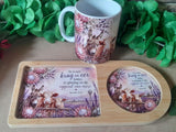 Personalised Coffee & Biscuits / Rusk Board