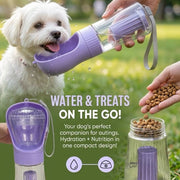 Dog Water & Treat Bottle