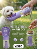Dog Water & Treat Bottle