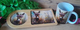 Personalised Coffee & Biscuits / Rusk Board