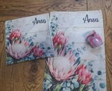 Personalised Guest Towel, Face Cloth & Bath Salts Combo