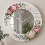 2-in-1 Mirror & Clock
