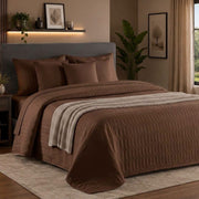 Quilted Bedspread Set - 5 Piece