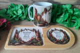 Personalised Coffee & Biscuits / Rusk Board