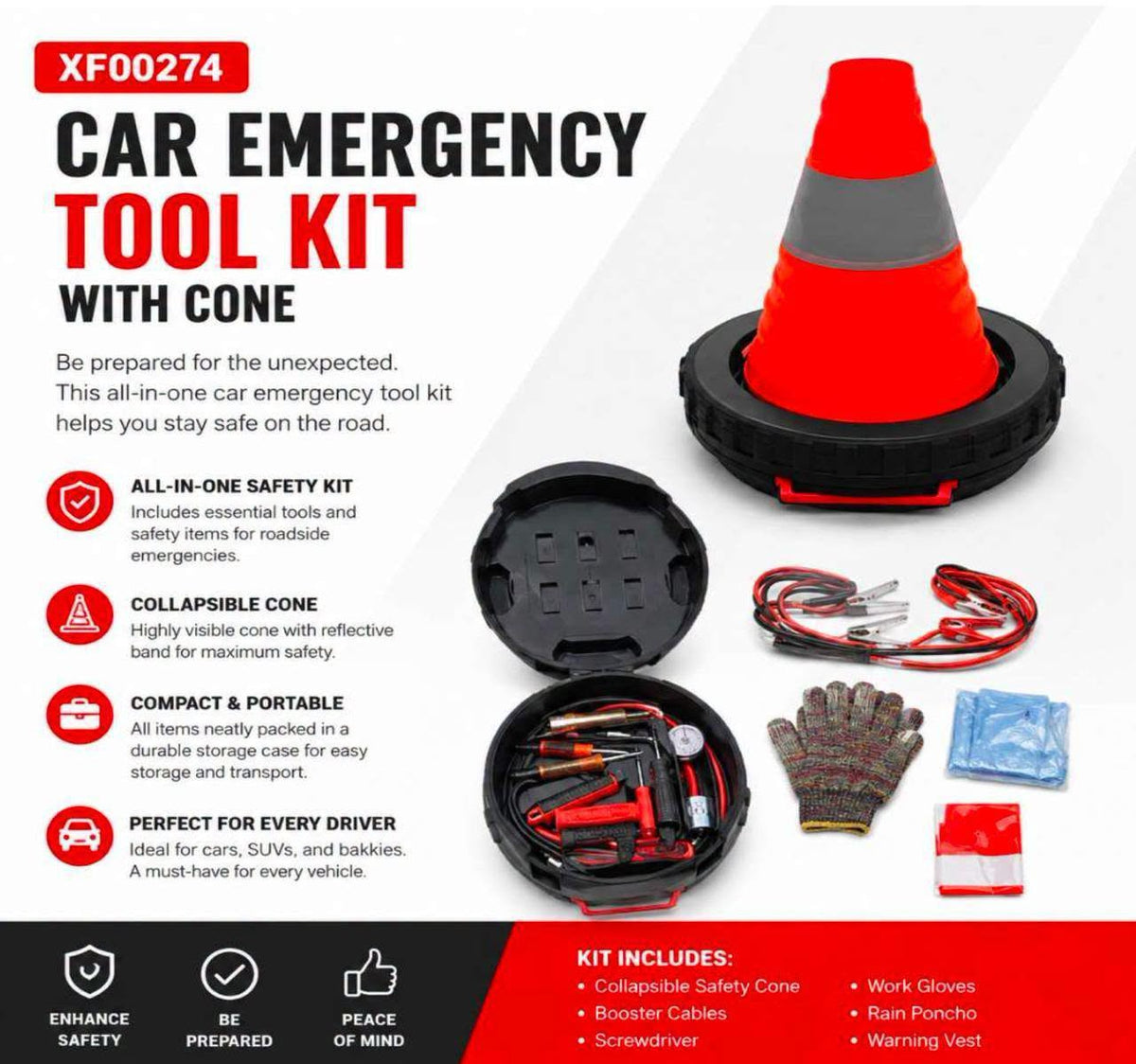 Car Emergency Tool Kit