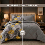 Reversible Comforter Set - 5 Piece