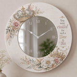 2-in-1 Mirror & Clock