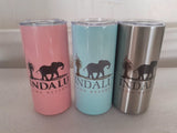 500ml Mini Skinny Tumbler - Silver
