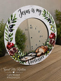 2-in-1 Mirror & Clock