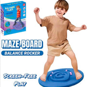 Maze-Board Balance Rocker