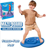 Maze-Board Balance Rocker
