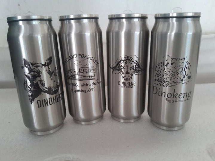 400ml Silver Can Tumbler