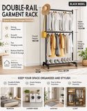 Double-Rail Coat Rack
