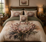 Protea Green Bedding Set