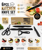 6-Piece Kitchen Knife Set